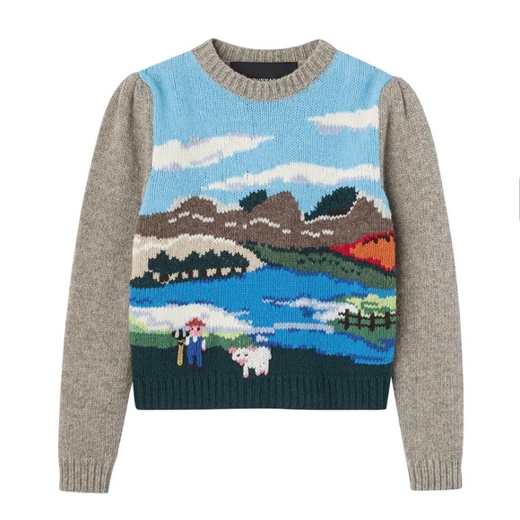 Marc Jacobs Runway Intarsia Wool Knit Sweater - Picture 1 of 6